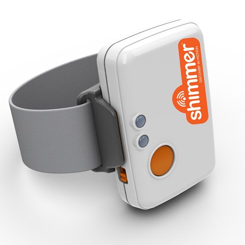 Shimmer3可穿戴无线传感器，同步采集